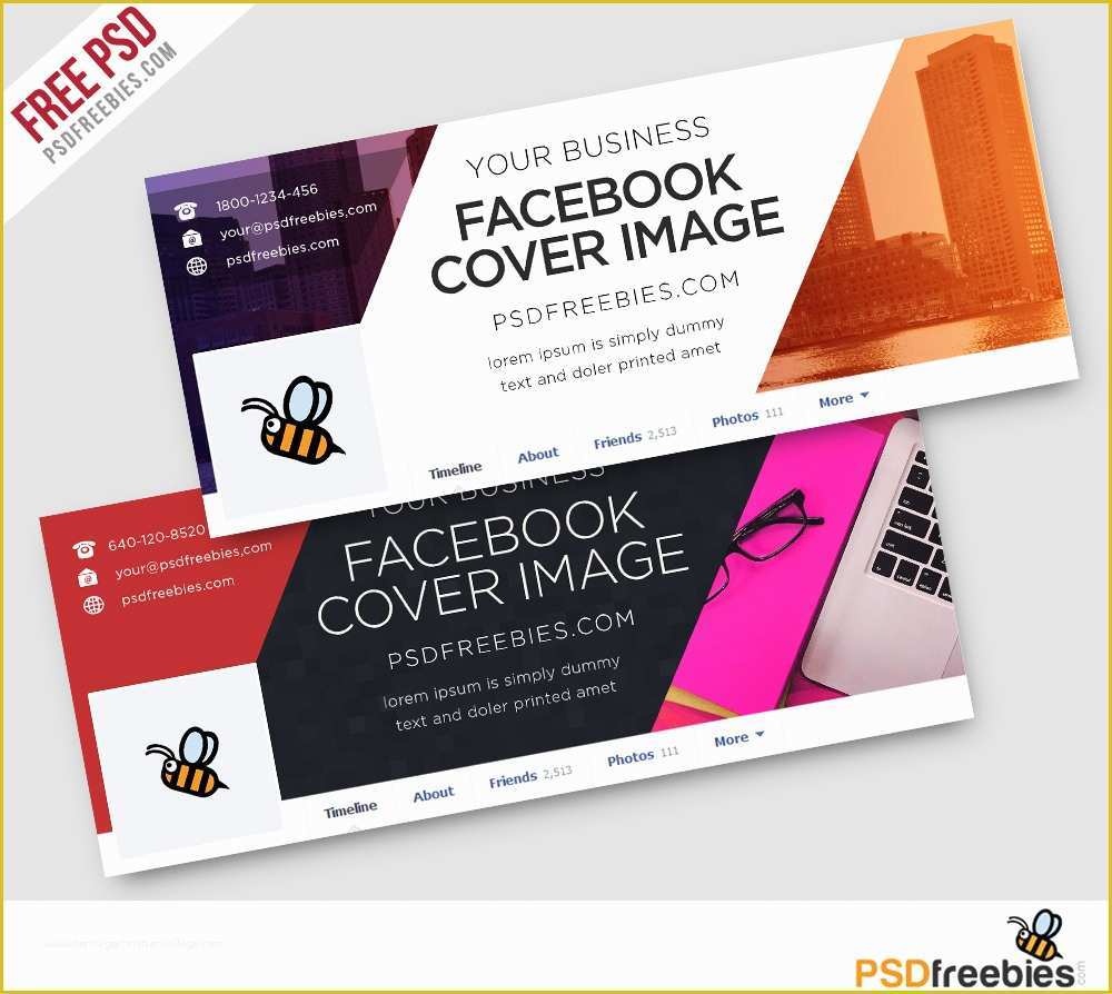 Facebook Ad Template Psd Free Of Corporate Covers Free Psd Template