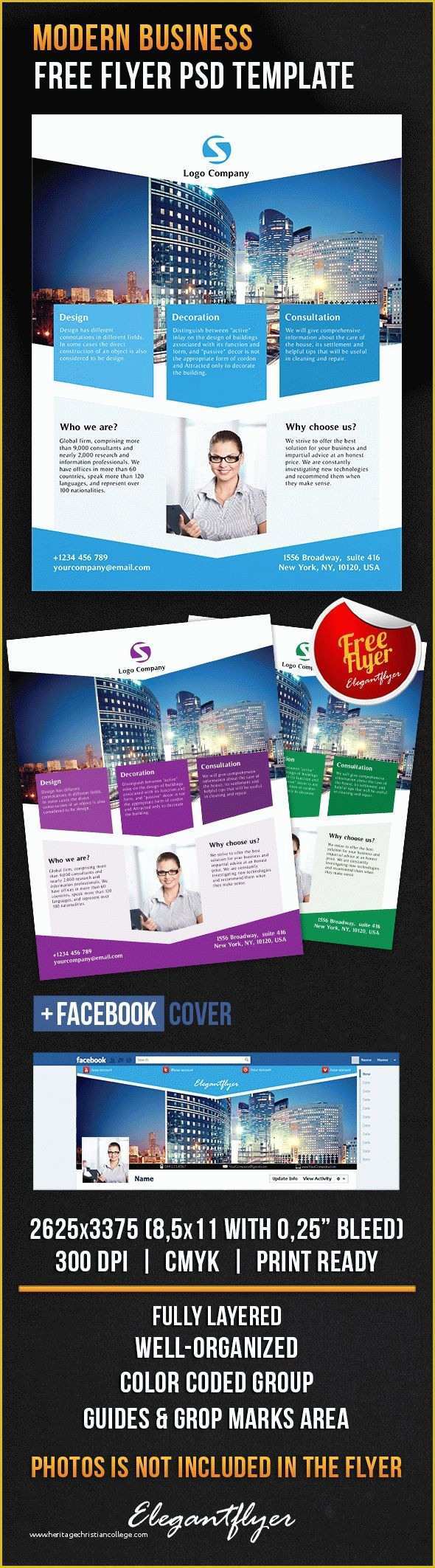 Facebook Ad Template Psd Free Of Download Modern Business Cover Psd Template