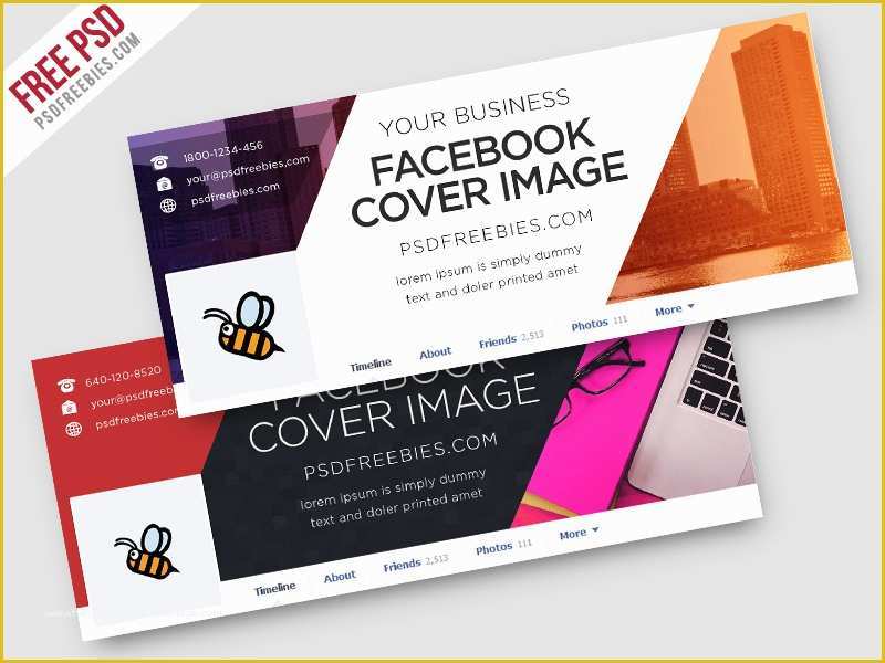Facebook Ad Template Psd Free Of Freebie Corporate Covers Free Psd Template by