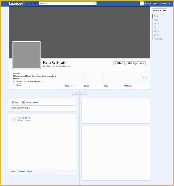 Facebook Business Page Design Templates Free Of 8 Amazing Blank Templates – Free Samples