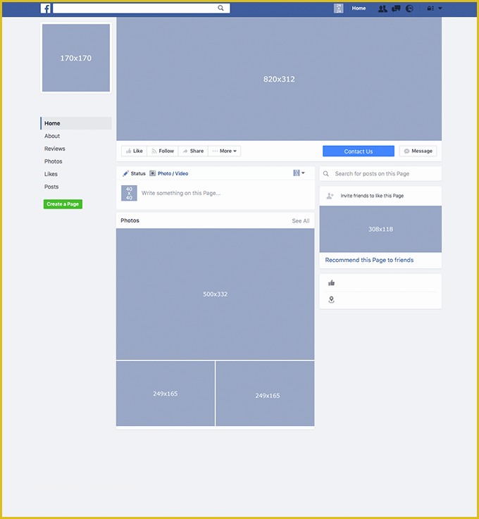 Facebook Business Page Design Templates Free Of Business Template – Business Page