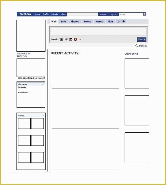 Facebook Business Page Design Templates Free Of Template Pdf