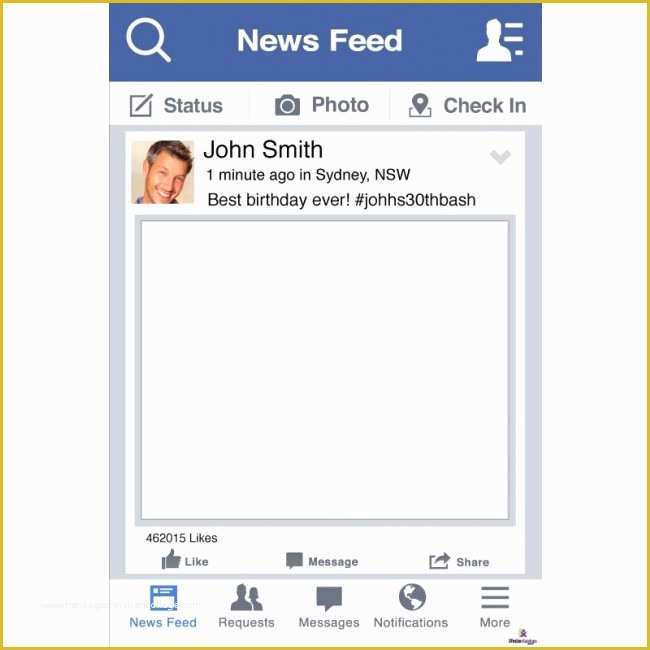 Facebook Frame Prop Template Free Of Personalised Selfie Frame 110cm X 80cm