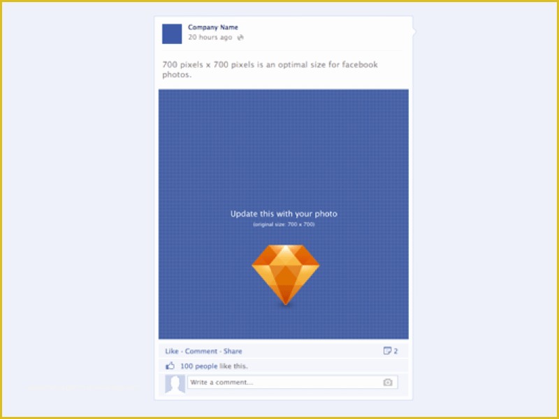 Facebook Photo Templates Free Of Post Sketch Freebie Download Free Resource for