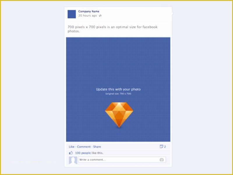 Facebook Photo Templates Free Of Post Sketch Freebie Download Free Resource for