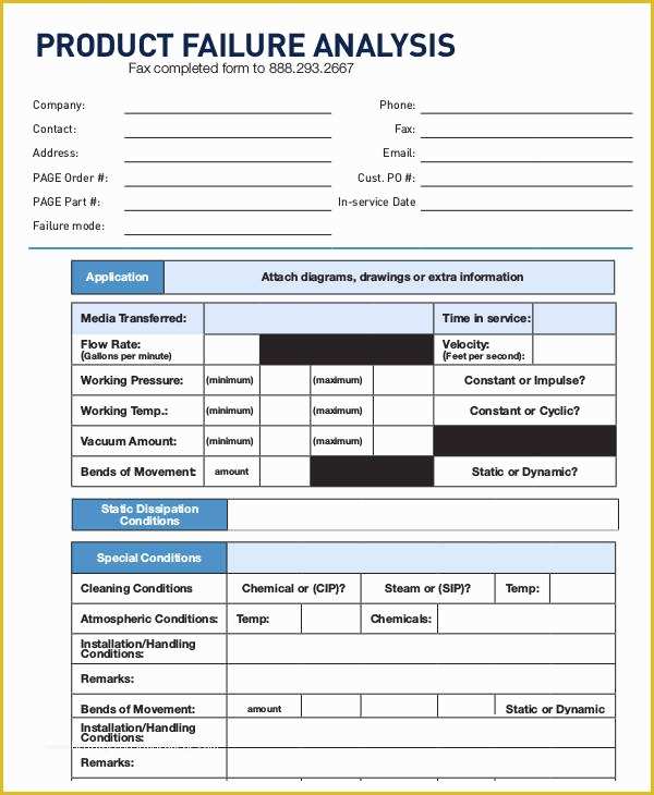 Failure Analysis Report Template Free Of 9 Editable Failure Analysis Templates Pdf Word