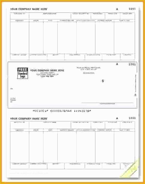 Fake Pay Stub Template Free Of 11 Free Fake Paycheck Stubs Templates