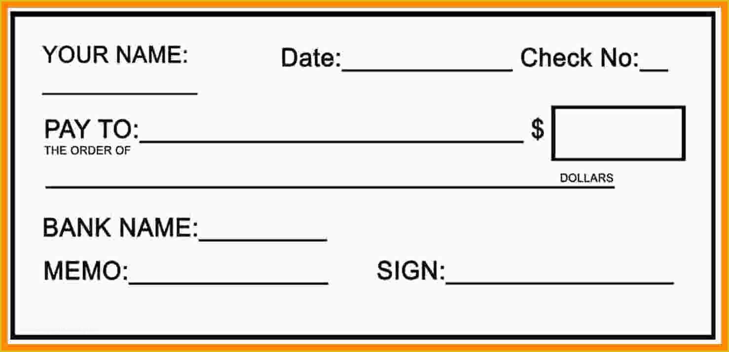 Fake Pay Stub Template Free Of 7 Fake Payroll Check Template