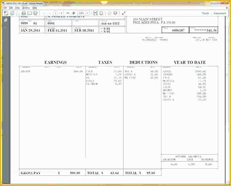 Fake Pay Stub Template Free Of Fake Pay Stub Template Free Simple Pay Stub Template Excel