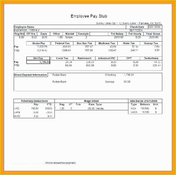 Fake Pay Stub Template Free Of Fake Pay Stubs for Apartment Modern This is Our Most