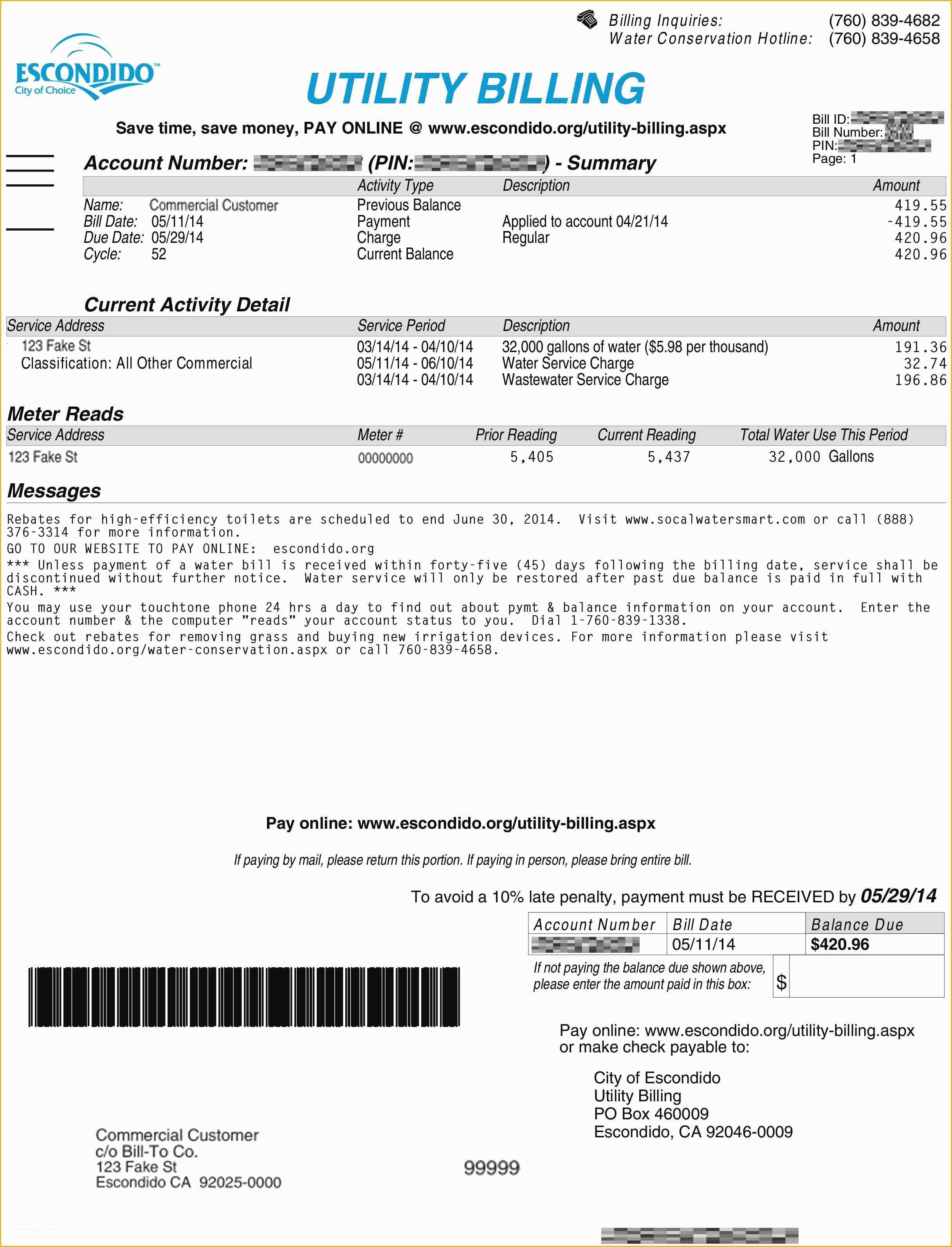 Fake Utility Bill Template Free Of New Fake Utility Bill Template Free Uk
