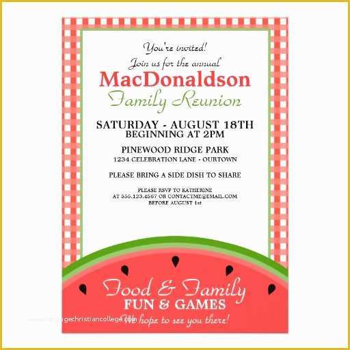 Family Reunion Invitation Templates Free Of Family Reunion Invitations