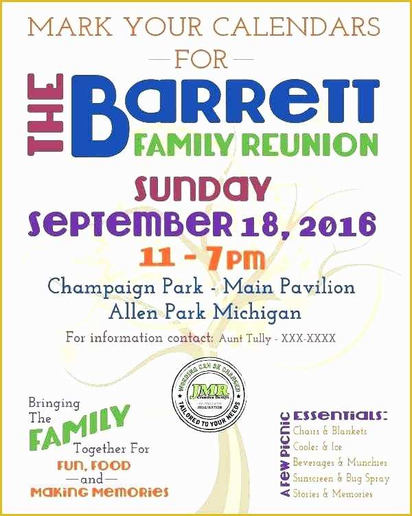 Family Reunion Invitation Templates Free Of Family Reunion Templates Awards Banquet Program Template