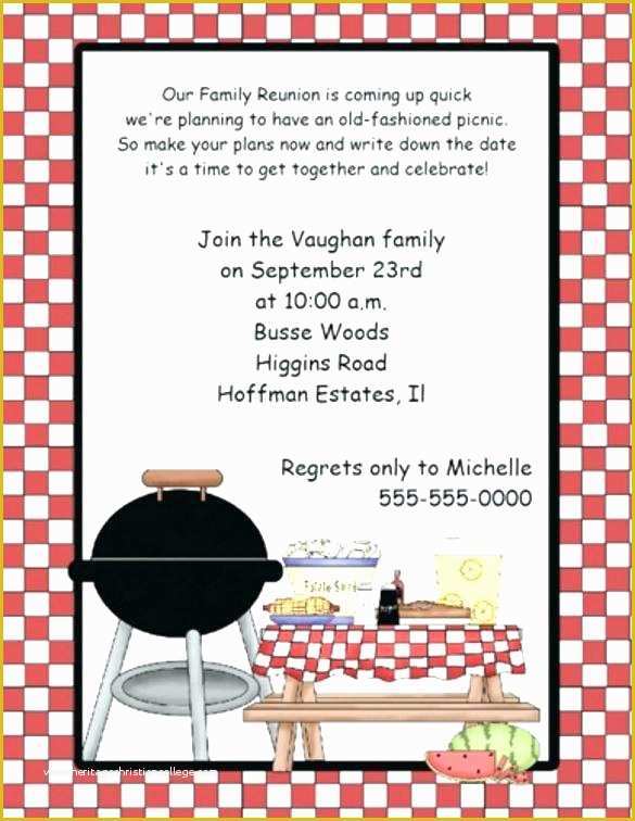 Family Reunion Invitation Templates Free Of Free Printable Family Reunion Invitations Picnic