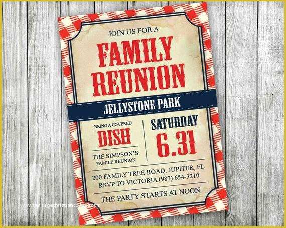Family Reunion Invitation Templates Free Of Printable Family Reunion Invitations Backyard Bbq