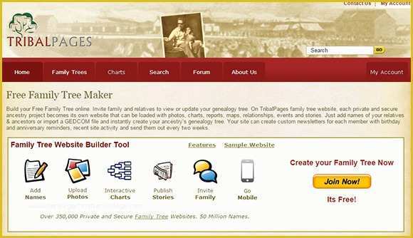 Family Tree Maker Free Template Of 16 Best Family Tree Builders