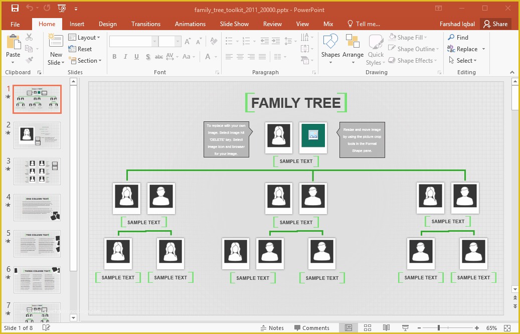 Family Tree Maker Free Template Of Family Tree Template for Excel