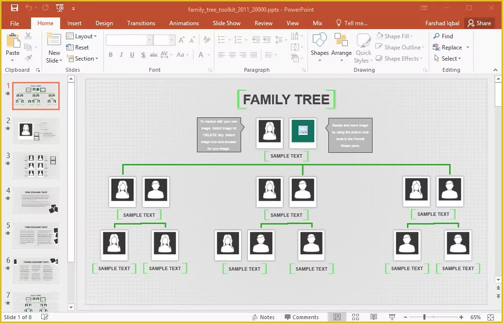 Family Tree Maker Free Template Of Family Tree Template for Excel