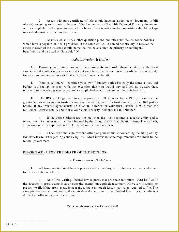 Family Trust Template Free Of Deed Of Trust Template Free