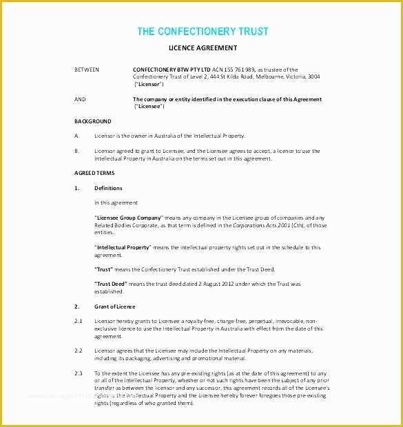 Family Trust Template Free Of Trust Agreement Template Trust Agreement Plate Living form