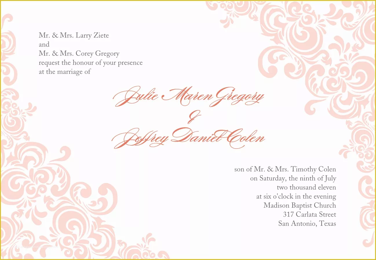 Fancy Invitation Template Free Of Fancy Blank Invitation Templates