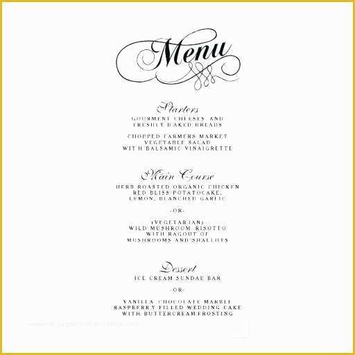 Fancy Menu Template Free Of Border Template for Word New Fancy Dinner Menu Template