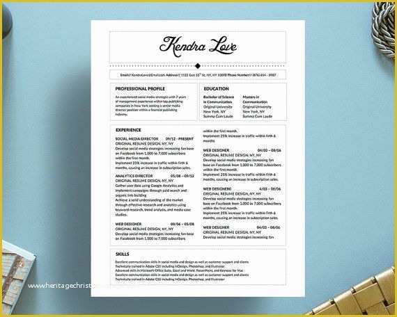 Fancy Resume Templates Free Of 10 Best Kendra Love Fancy Resume Template Images On