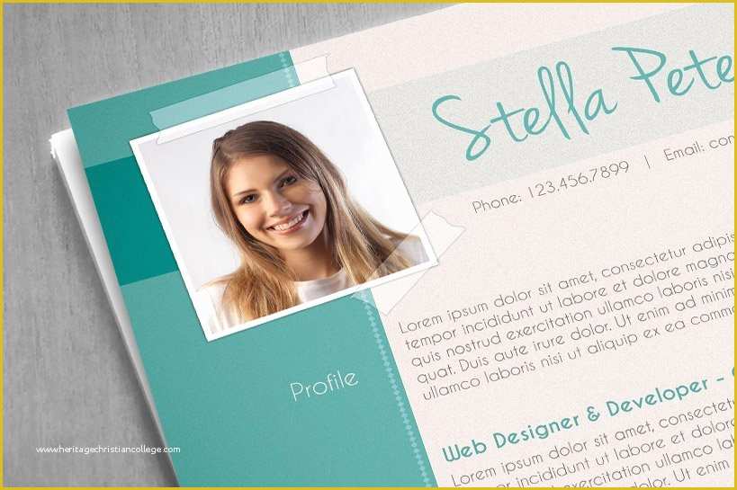 Fancy Resume Templates Free Of Fancy Cv Template Resume Templates Creative Market