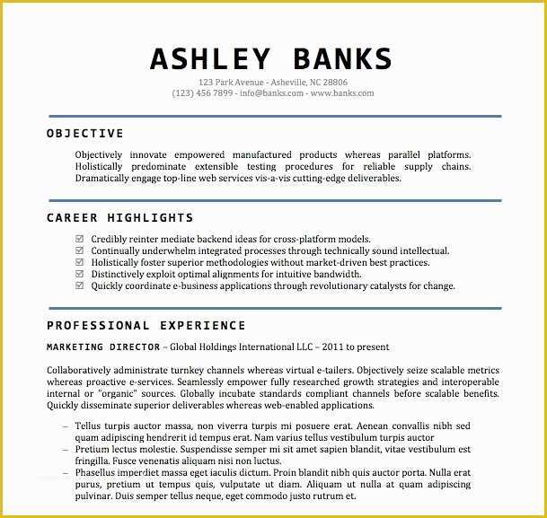 Fancy Resume Templates Free Of Professional Resume Templates Microsoft Word