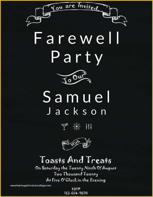 Farewell Party Invitation Template Free Of 26 Farewell Invitation Templates Psd Eps Ai
