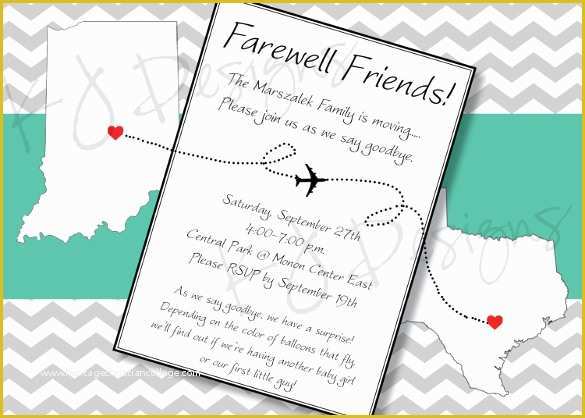 Farewell Party Invitation Template Free Of Sample Farewell Invitation Template 8 Download