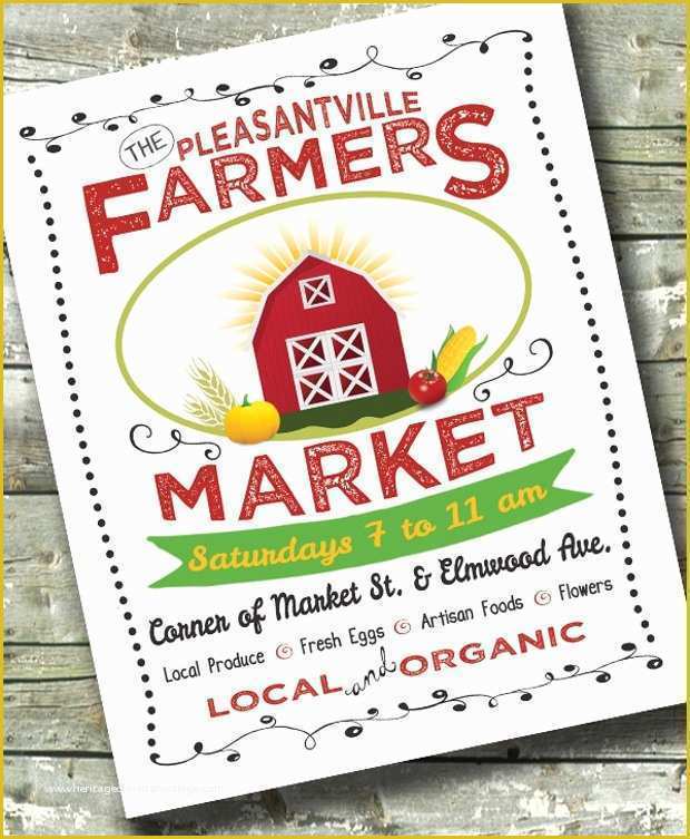 Farmers Market Flyer Template Free Of 20 Grocery Flyer Templates Printable Psd Ai Vector