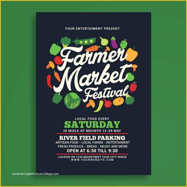 Farmers Market Flyer Template Free Of Farmer Market Festival Flyer Template for Free Download On