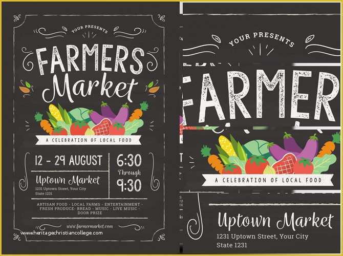 Farmers Market Flyer Template Free Of Farmer S Market Flyer Template Flyerheroes