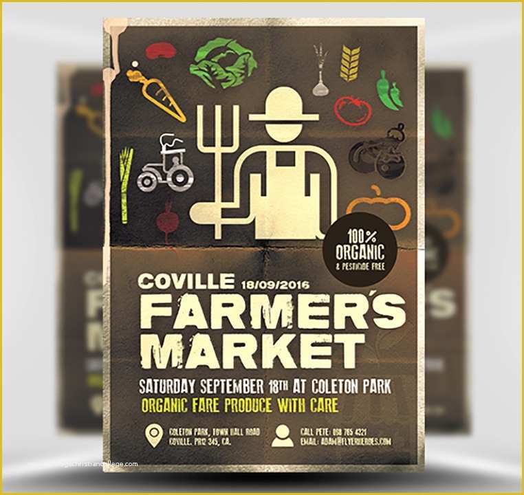 Farmers Market Flyer Template Free Of Farmer S Market Poster Template Flyerheroes