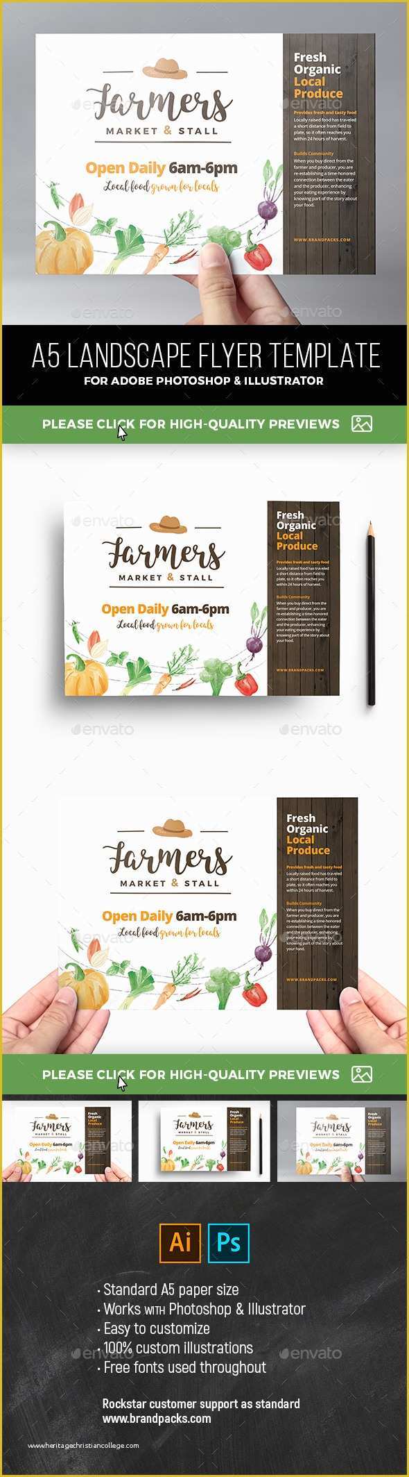 Farmers Market Flyer Template Free Of Farmers Market Flyer Template by Brandpacks