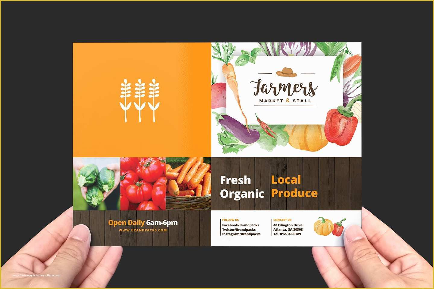 Farmers Market Flyer Template Free Of Farmers Market Flyer Template V2 Brandpacks