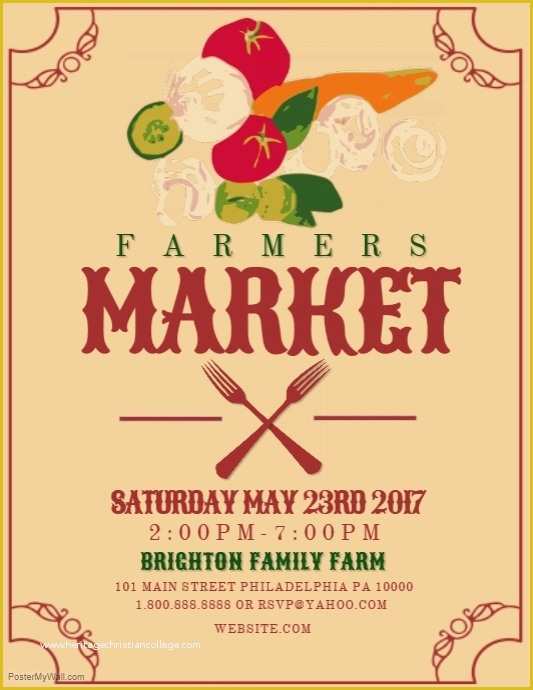 Farmers Market Flyer Template Free Of Farmers Market Template