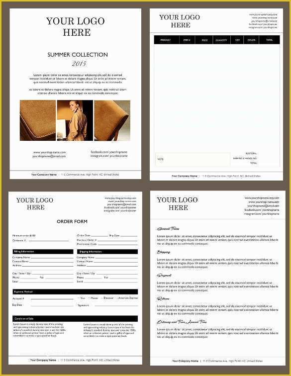 Fashion Line Sheet Template Download Free Of 58 Psd Catalogue Templates Psd Illustrator Eps