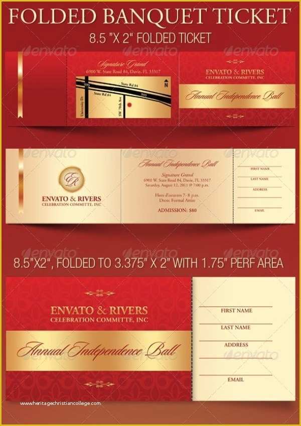 Fashion Show Ticket Template Free Of 55 Print Ready Ticket Templates Psd for Various Types Of