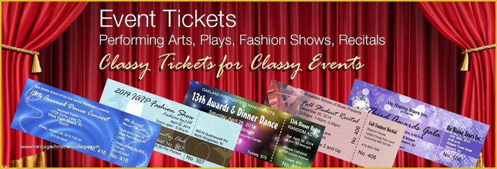 Fashion Show Ticket Template Free Of Best Ticket Printing