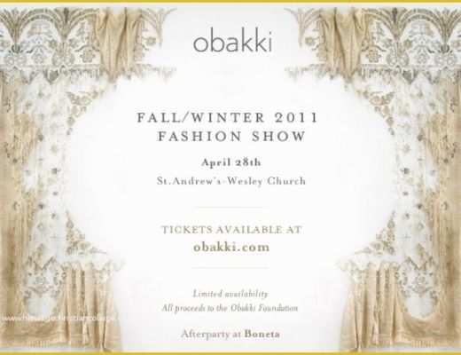 Fashion Show Ticket Template Free Of Canada Fashion Jobs – Obakki Fashion Show