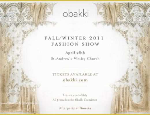 Fashion Show Ticket Template Free Of Canada Fashion Jobs – Obakki Fashion Show