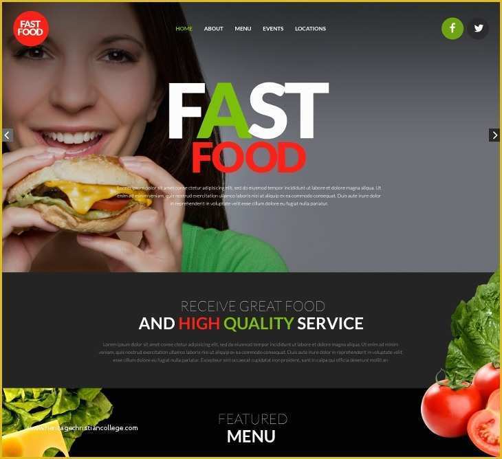 Fast Food Website Template Free Download Of 26 Best Restaurant Website themes & Templates