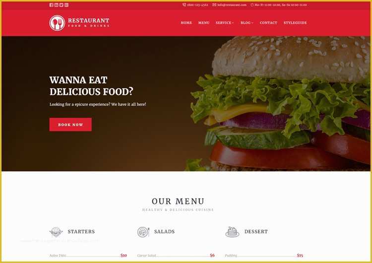 Fast Food Website Template Free Download Of Fast Food Website Template Free Restaurant
