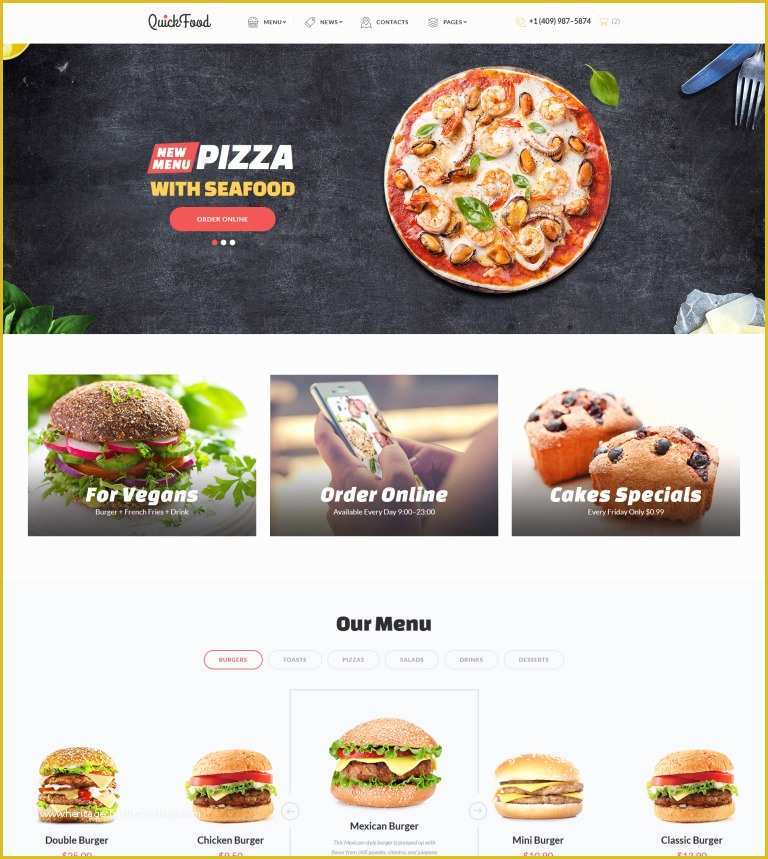 Fast Food Website Template Free Download Of Marketing De Restaurantes