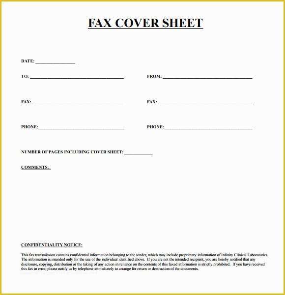 Fax Cover Sheet Template Free Of 8 Sample Urgent Fax Cover Sheets