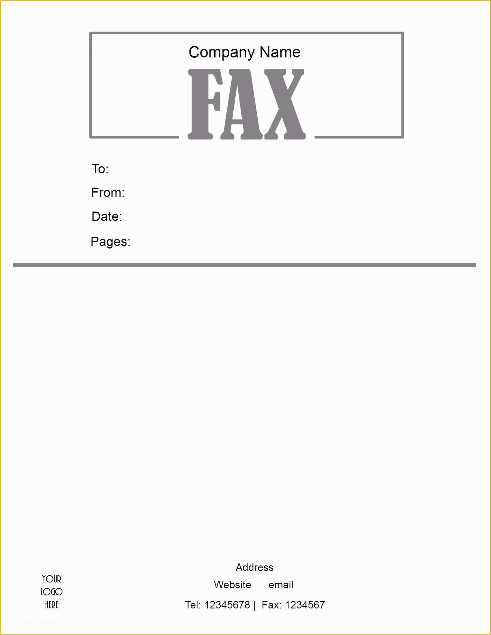 Fax Cover Sheet Template Free Of Fantastic Sample Fice Fax Cover Sheet Image Collection