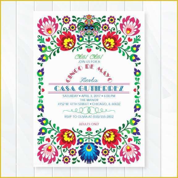 Fiesta Invitations Templates Free Of Cinco De Mayo Fiesta Invitation – First Es Love then