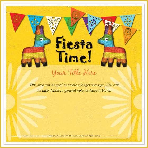 Free Printable Fiesta Invitation Template